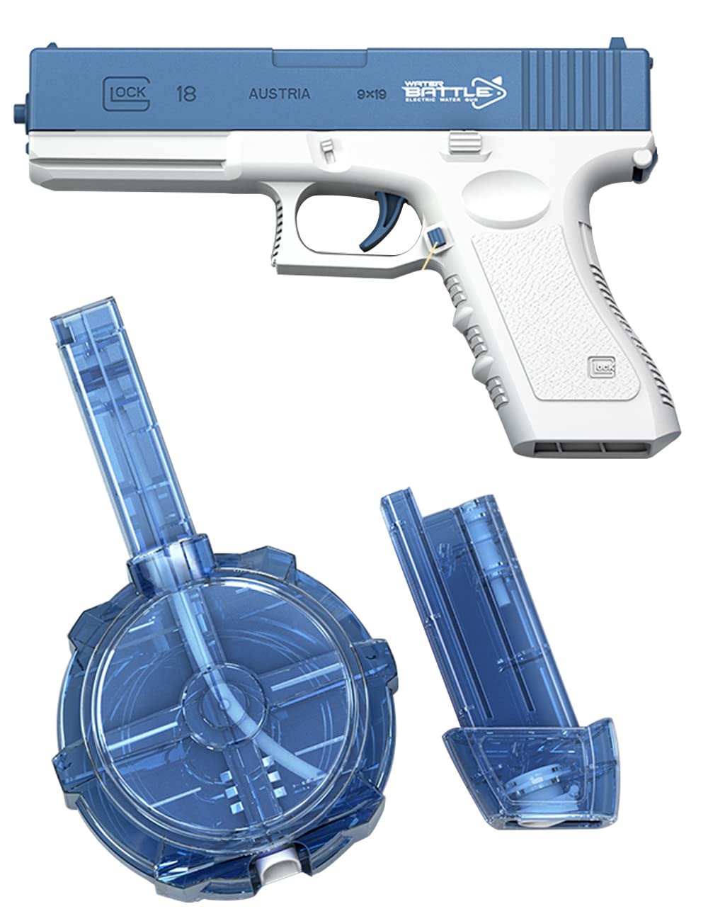 水鉄砲 水遊び ウォーターガン 水ピストル みずあそび 4個セット Amazon | 自動ウォーターガン 水鉄砲 電動式連射水鉄砲 電動水